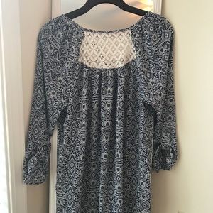 Crochet/Patterned Blouse